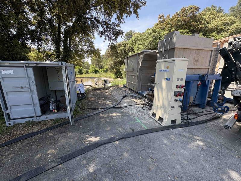 Installation sur mesure pompes eaux usées automatismes supervision unité traitement provisoire Occitanie