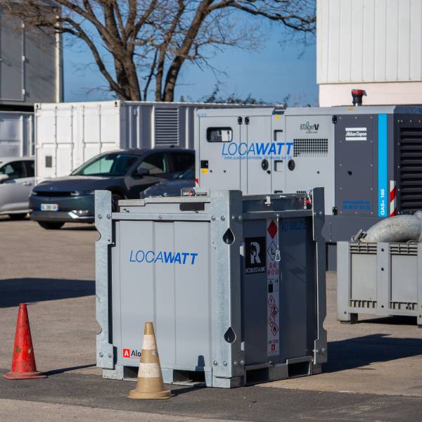 location cuve à carburant biocarburant groupe électrogène autonomie Toulouse Clermont Marseille