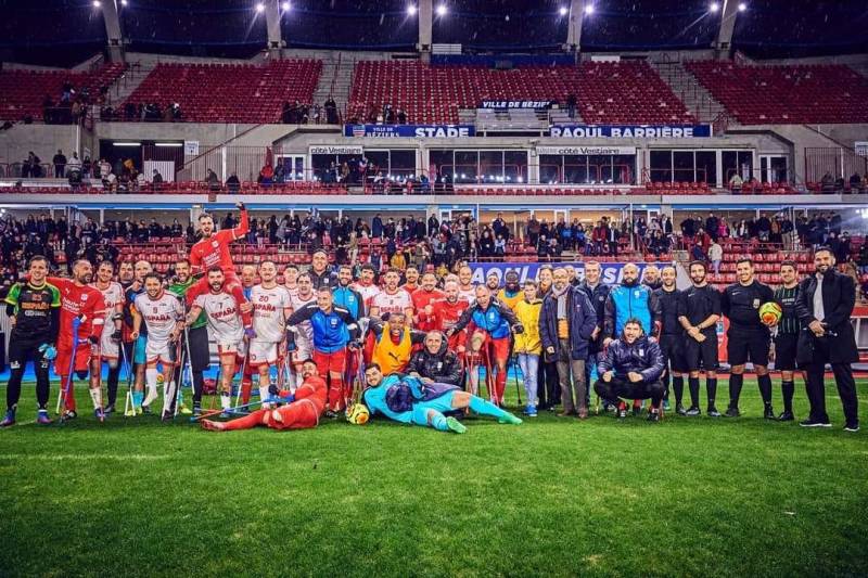 Locawatt location groupe electrogene et pompage mécène foot OM amputés