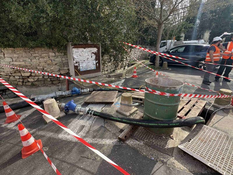 signalisation pompage temporaire urgence refoulement réseau eaux usées occitanie AURA