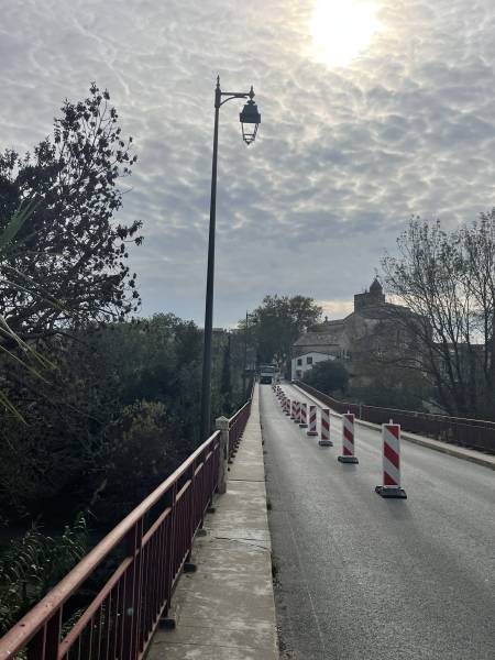 sécurisation des voies routières pour chantier pompage deviation canalisations hérault occitanie languedoc-roussillon