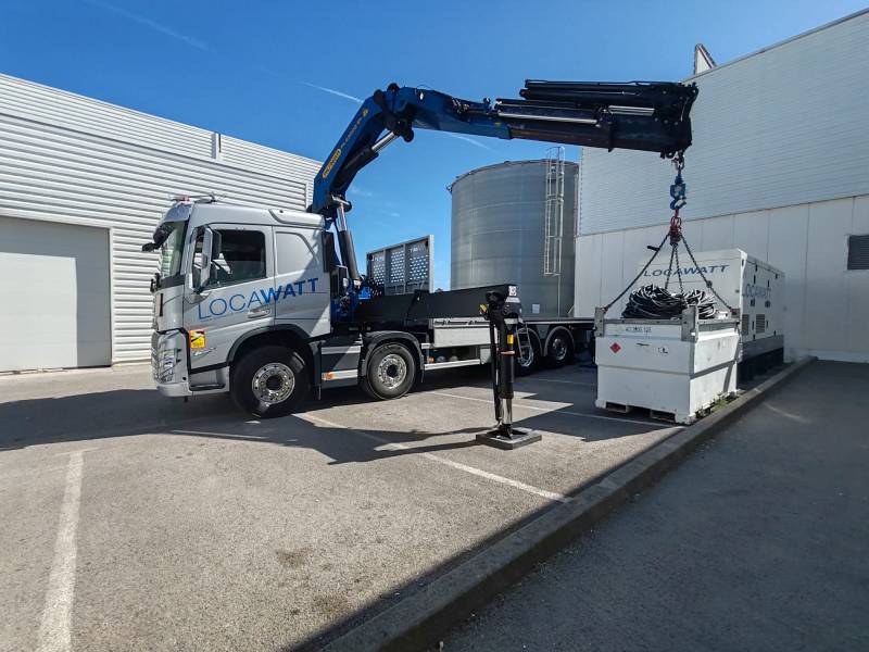 Locawatt location groupe électrogène 500 kVA cuve carburant Occitanie industrie Hérault