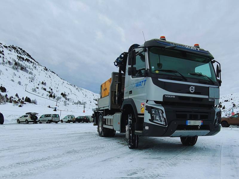 louer groupe électrogène livraison sur route neige pyrénées alpes occitanie rhône-alpes 