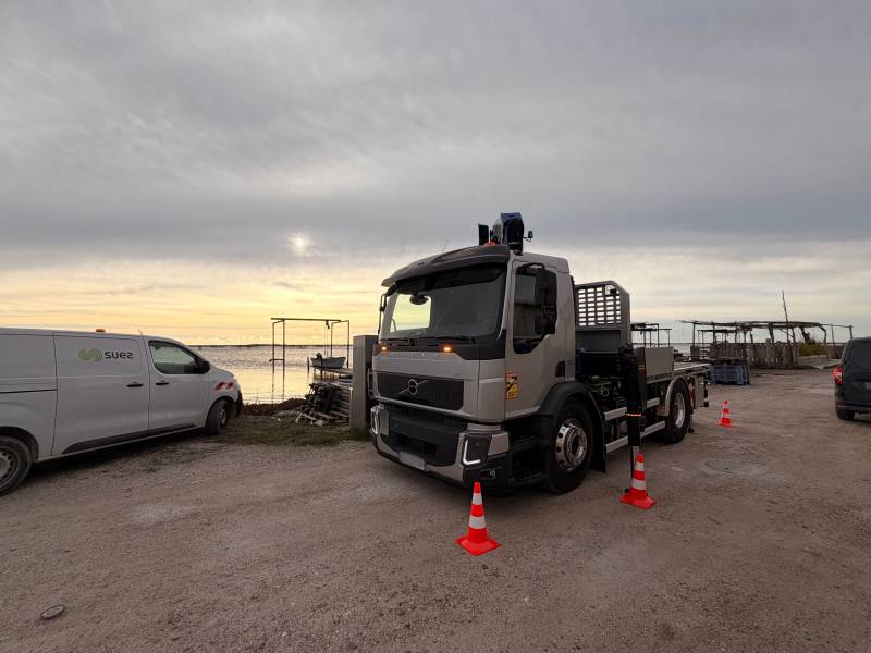 location matériel énergétique manutention et pompage en Occitanie Sète étang de thau