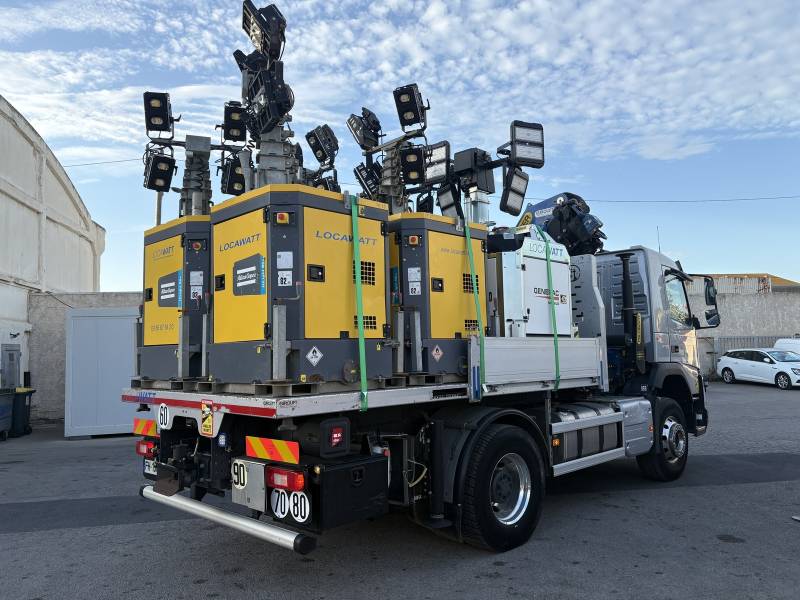 Locawatt location mât d'éclairage LED Montpellier Toulouse Clermont-Ferrand 