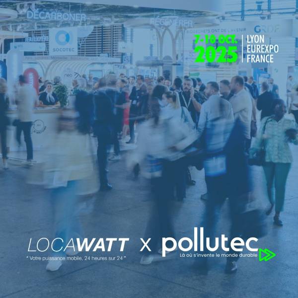 locawatt location groupes électrogènes MASE ISO salon Pollutec 2025